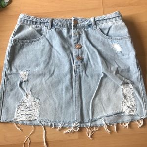 Forever 21 jeans skirt